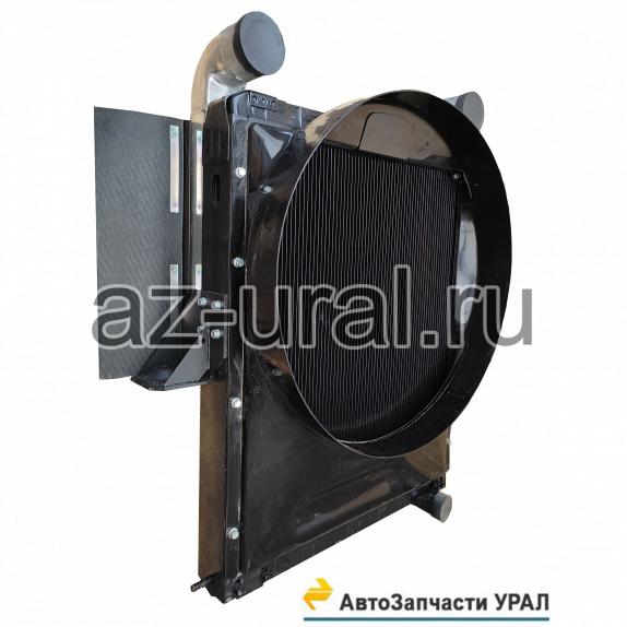 4320N-1301012 Блок радиаторов с кожухом и козырьками УРАЛ-NEXT (МЕДЬ)