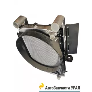 4320Я5К-1301012 Блок радиаторов с кожухом (АЛЮМИНИЙ) (КАПОТНЫЕ УРАЛЫ С ДВ.536)
