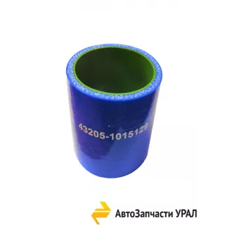 фото: 43205-1015129C Патрубок радиатора нижний на Урал с дв. ЯМЗ-236М2, 238М2 (62*48)
