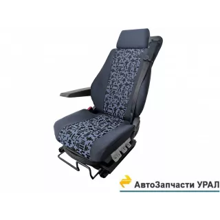 фото: UC1A11.6800010-10 Сиденье водителя УРАЛ-NEXT (пневматическое,с ремнем безопасности) БАЗОВАЯ КОМПЛЕКТАЦИЯ+подлокотник (24В)